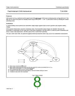 浏览型号TJA1054T的Datasheet PDF文件第8页