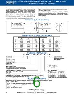 浏览型号T140A105M050DSC的Datasheet PDF文件第6页
