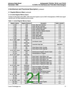 浏览型号T8102A的Datasheet PDF文件第21页