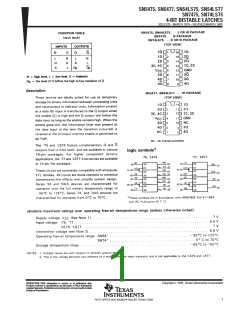 浏览型号7475的Datasheet PDF文件第1页