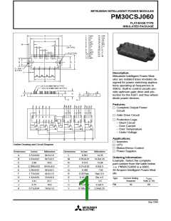 浏览型号PM30CSJ060的Datasheet PDF文件第1页