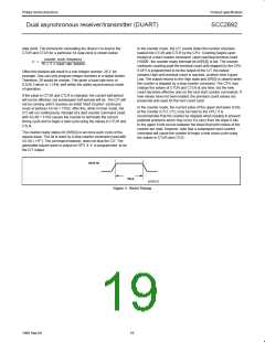浏览型号SCC2692AC1A44的Datasheet PDF文件第19页