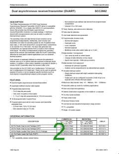 浏览型号SCC2692AC1A44的Datasheet PDF文件第2页