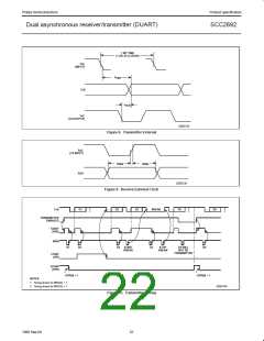 浏览型号SCC2692AC1A44的Datasheet PDF文件第22页