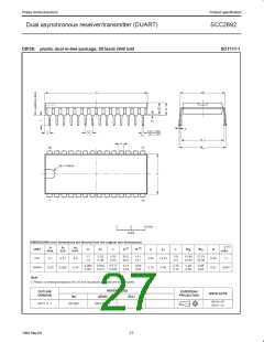 浏览型号SCC2692AC1A44的Datasheet PDF文件第27页