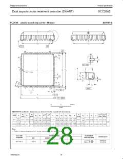 浏览型号SCC2692AC1A44的Datasheet PDF文件第28页