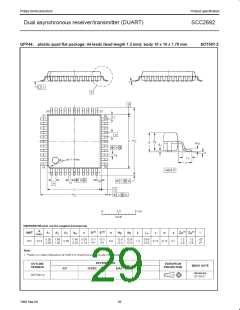 浏览型号SCC2692AC1A44的Datasheet PDF文件第29页