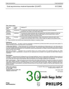 浏览型号SCC2692AC1A44的Datasheet PDF文件第30页