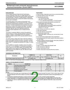 浏览型号SCC2698BC1A84的Datasheet PDF文件第2页