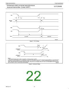 浏览型号SCC2698BC1A84的Datasheet PDF文件第22页