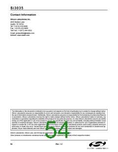 浏览型号SI3014-KS的Datasheet PDF文件第54页
