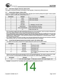 浏览型号SL811HST的Datasheet PDF文件第14页