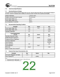 浏览型号SL811HST的Datasheet PDF文件第22页