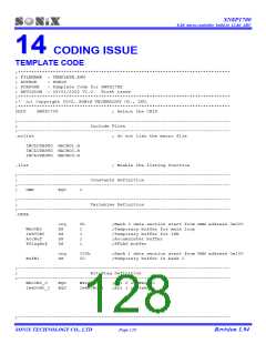 浏览型号SN8A1706A的Datasheet PDF文件第128页