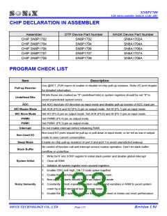 浏览型号SN8A1706A的Datasheet PDF文件第133页