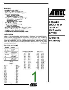浏览型号27C800的Datasheet PDF文件第1页