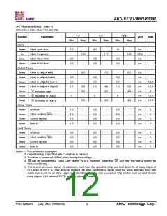 浏览型号A67L93181E-8.5的Datasheet PDF文件第12页