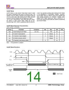 浏览型号A67L93181E-8.5的Datasheet PDF文件第14页