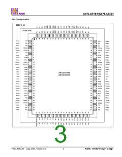 浏览型号A67L93181E-8.5的Datasheet PDF文件第3页