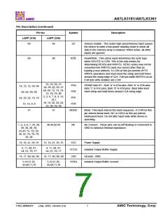 浏览型号A67L93181E-8.5的Datasheet PDF文件第7页