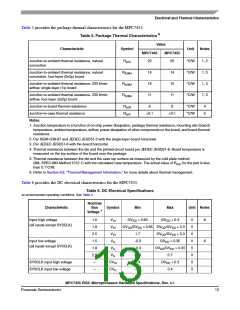 浏览型号MC7445ARX933LF的Datasheet PDF文件第13页