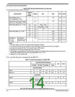 浏览型号MC7445ARX933LF的Datasheet PDF文件第14页