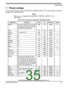 浏览型号MC7445ARX933LF的Datasheet PDF文件第35页