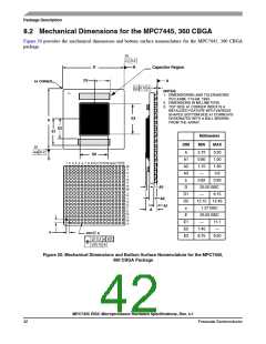 浏览型号MC7445ARX933LF的Datasheet PDF文件第42页