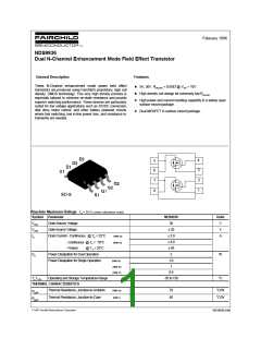 浏览型号NDS9936的Datasheet PDF文件第1页