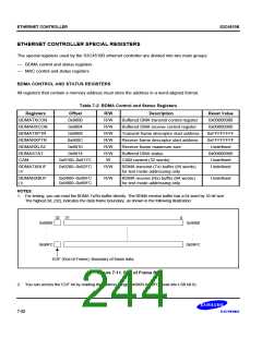 浏览型号S3C4510B的Datasheet PDF文件第244页