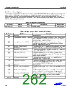浏览型号S3C4510B的Datasheet PDF文件第262页