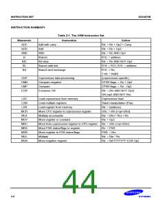 浏览型号S3C4510B的Datasheet PDF文件第44页