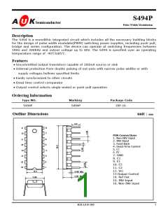 浏览型号S494P的Datasheet PDF文件第1页