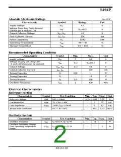 浏览型号S494P的Datasheet PDF文件第2页