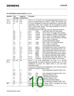 浏览型号SAF-C167CR-LM的Datasheet PDF文件第10页