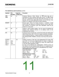 浏览型号SAF-C167CR-LM的Datasheet PDF文件第11页