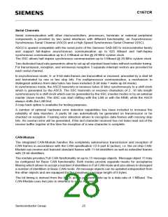 浏览型号SAF-C167CR-LM的Datasheet PDF文件第28页