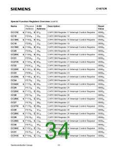 浏览型号SAF-C167CR-LM的Datasheet PDF文件第34页