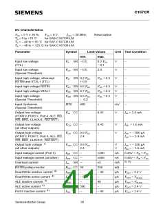 浏览型号SAF-C167CR-LM的Datasheet PDF文件第41页