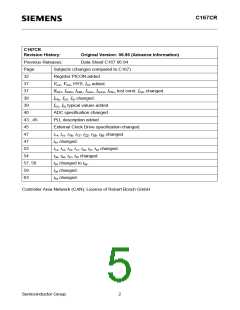 浏览型号SAF-C167CR-LM的Datasheet PDF文件第5页