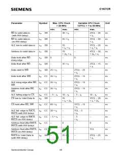 浏览型号SAF-C167CR-LM的Datasheet PDF文件第51页