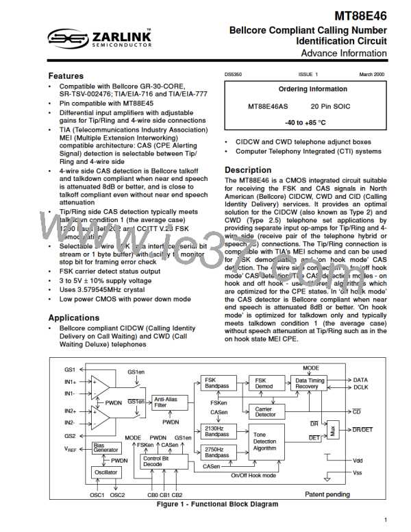 MT88E46图片预览