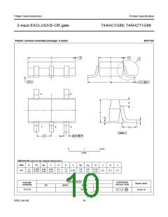 浏览型号74AHC1G86GW的Datasheet PDF文件第10页
