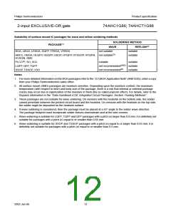 浏览型号74AHC1G86GW的Datasheet PDF文件第12页