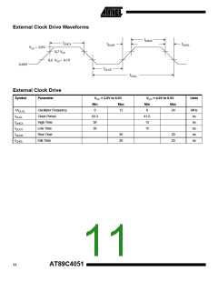 浏览型号89C4051的Datasheet PDF文件第11页