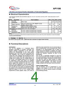 浏览型号AP1186T525的Datasheet PDF文件第4页