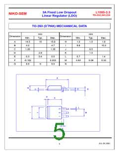 浏览型号L1085D-3.3的Datasheet PDF文件第5页