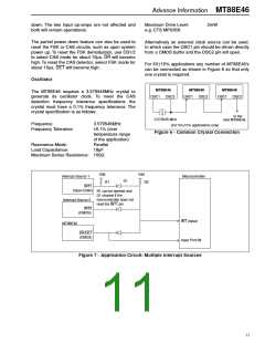 浏览型号MT88E46的Datasheet PDF文件第11页