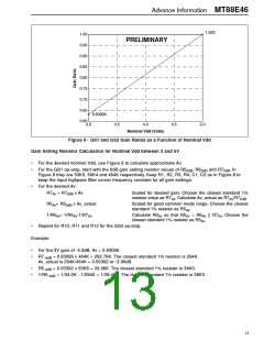 浏览型号MT88E46的Datasheet PDF文件第13页