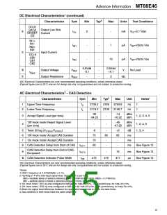 浏览型号MT88E46的Datasheet PDF文件第15页